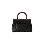 Chanel Matelasse Coco Handle Top Handle Flap Bag